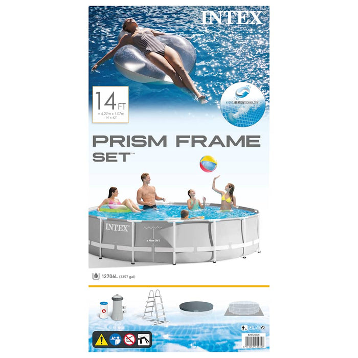 INTEX Set Piscina Prism Frame Premium 427x107 cm 3202887