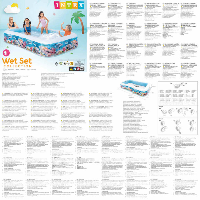 INTEX Piscina Swim Center Family 305x183x56 cm Design Vita Marina 3202894