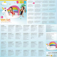 INTEX Piscina per Bambini Unicorn 127x102x69 cm 3202898