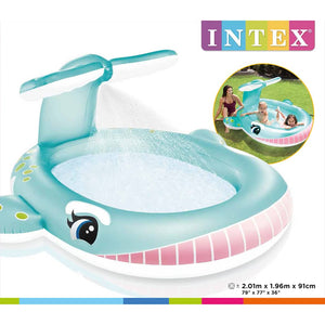 INTEX Piscia a Spruzzo Balena 201x196x91 cm 3202900