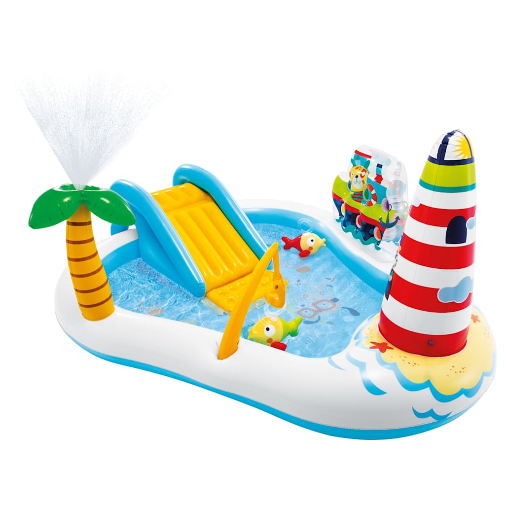 INTEX Piscina per Bambini Fishing Fun Play Center 218x188x99 cm 3202905