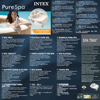 INTEX Portabicchieri Rimovibile per Vasca Idromassaggio 3202922