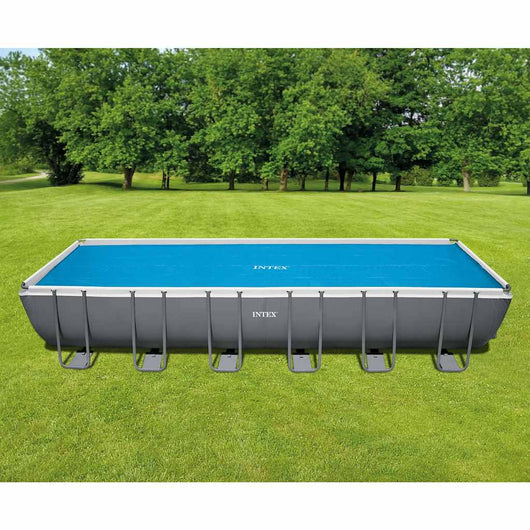 INTEX Copertura Solare per Piscina Blu 716x346 cm in Polietilene 3202956