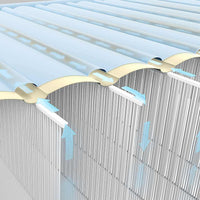 INTEX Letto Gonfiabile PremAire Bianco Grigio Queen Size 152x203x46cm 3202966