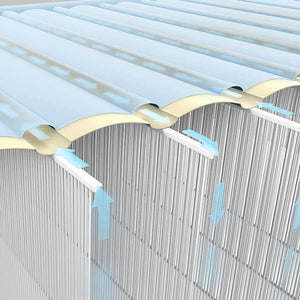 INTEX Letto Gonfiabile PremAire Bianco Grigio Queen Size 152x203x46cm 3202966