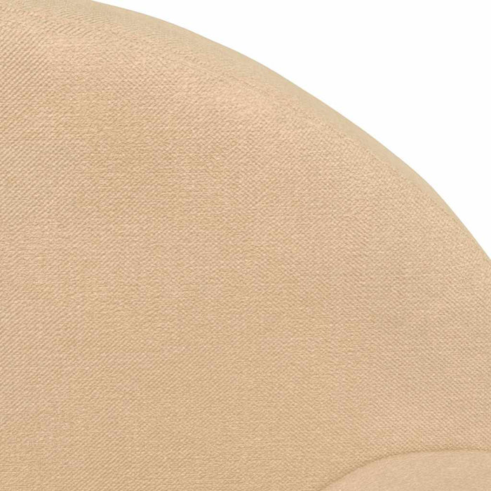 vidaXL Divano per Bambini Crema in Morbido Peluche