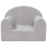 Divano per Bambini Grigio Chiaro in Morbido Peluchecod mxl 110357