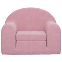 Divano Letto per Bambini-Sofa Letto-Daybed-Divanetto Rosa in Morbido Peluche 370361