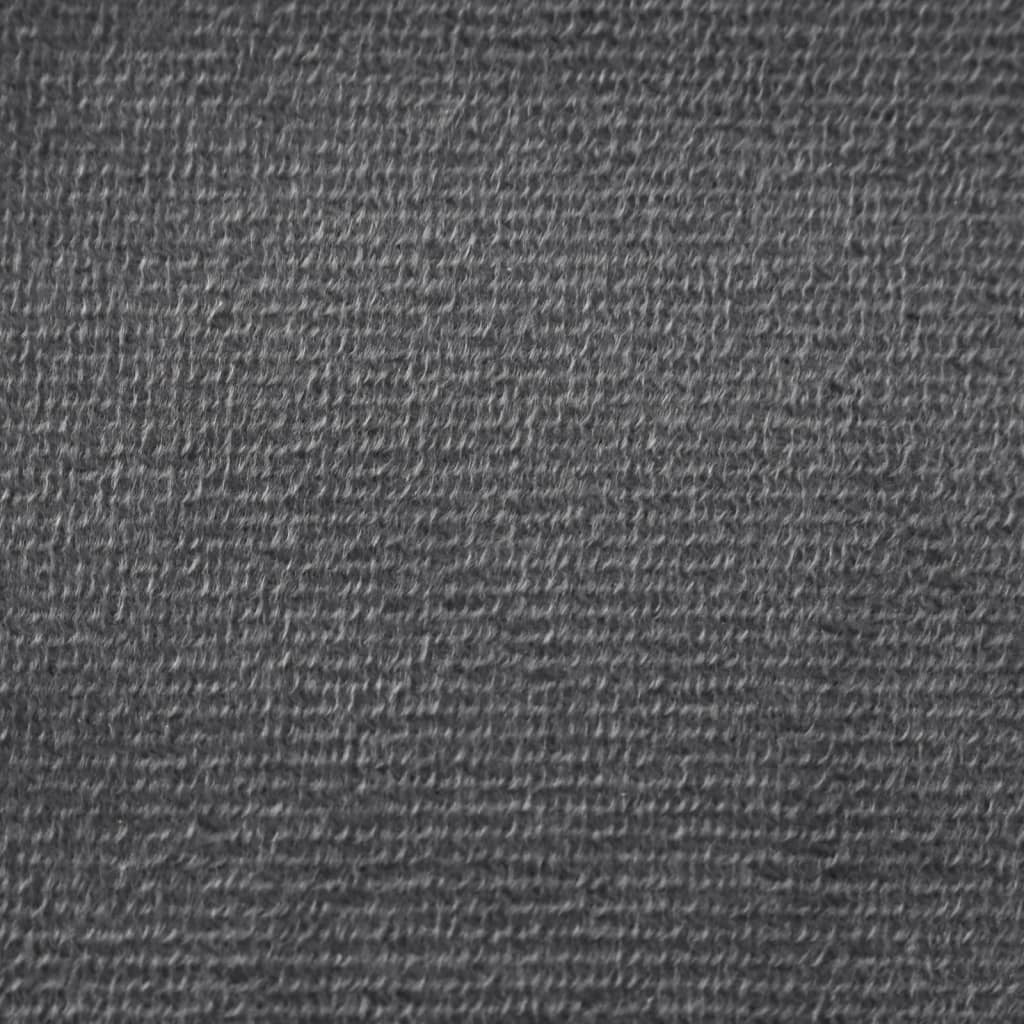 Divano Letto per Bambini a 2 Posti Antracite in Morbido Peluche 357024