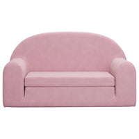 Divano Letto per Bambini a 2 Posti Rosa in Morbido Peluchecod mxl 86397