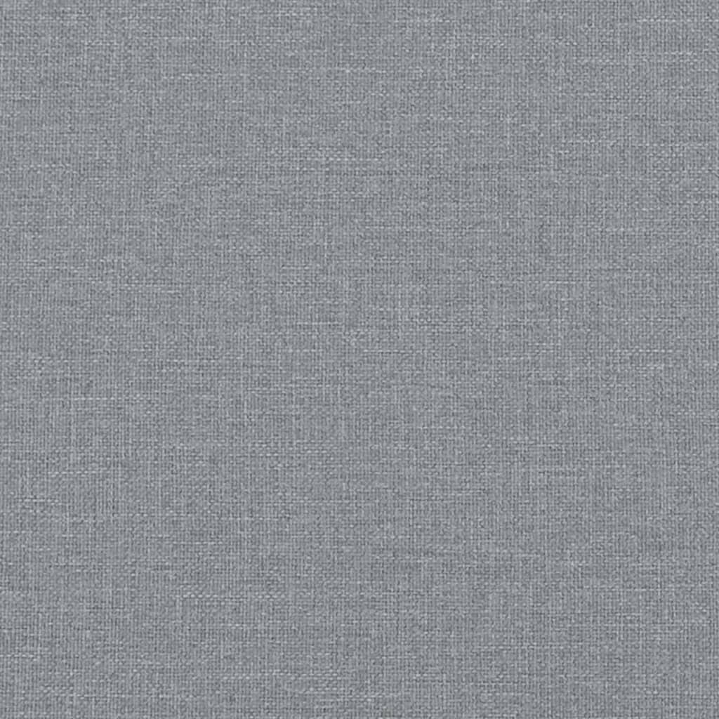 Divano a 2 Posti con Cuscini-Sofa 2 Posti con Cuscini Grigio Chiaro 120 cm in Tessuto 930906