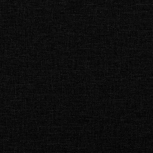 Divano a 2 Posti con Cuscini Nero 120 cm in Tessuto 3200841