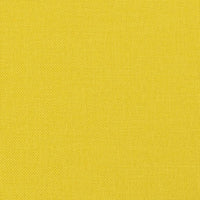 Divano a 2 Posti con Cuscini Giallo Chiaro 120 cm in Tessuto