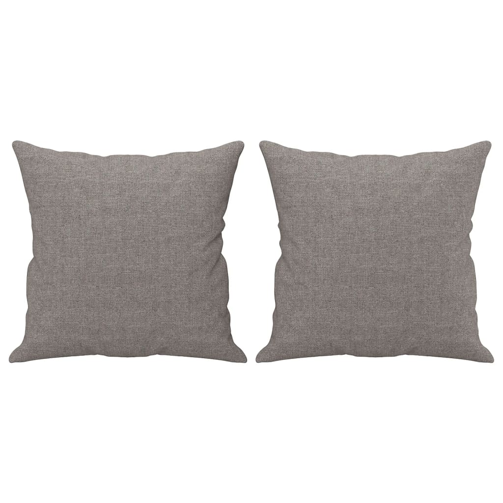 vidaXL Divano a 3 Posti con Cuscini Tortora 180 cm in Tessuto