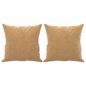 Divano a 2 Posti con Cuscini Marrone 140 cm in Velluto 3200952