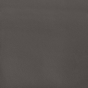 Poltrona con Poggiapiedi Grigio 60 cm in Similpelle 3201161