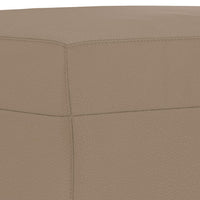 vidaXL Set di Divani 3 pz con Cuscini Cappuccino in Similpelle