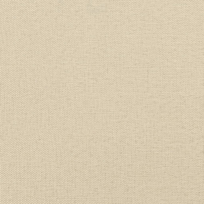 Set di Divani 4 pz con Cuscini Crema in Tessuto