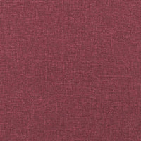 Set di Divani 2 pz con Cuscini Rosso Vino in Tessuto 3201606