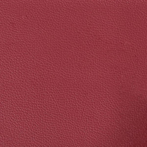 Set di Divani 4 pz con Cuscini Rosso Vino in Similpelle