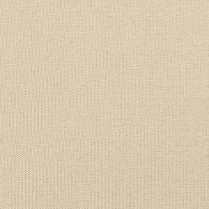 Set di Divani 4 pz con Cuscini Crema in Tessuto 3201780