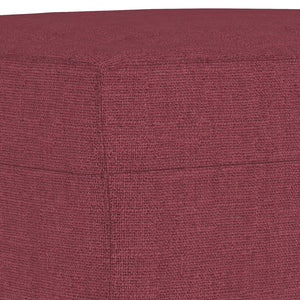 Set di Divani 4 pz Rosso Vino in Tessuto 3201880