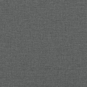 Set di Divani 3 pz Grigio Scuro in Tessuto