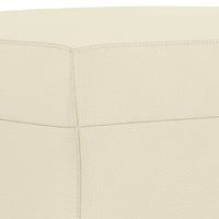 Set di Divani 3 pz con Cuscini Crema in Similpelle 3201930