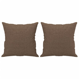 Set di Divani 3 pz con Cuscini Marrone in Tessuto 3202113