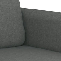 Set di Divani 3 pz con Cuscini Grigio Scuro in Tessuto 3202127