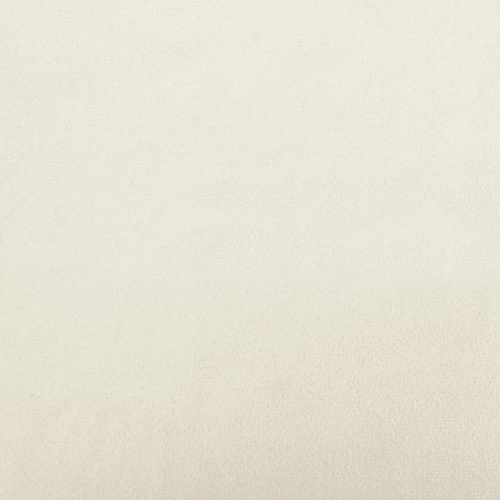Set di Divani 3 pz con Cuscini Crema in Velluto 3202198