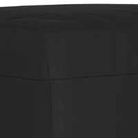 vidaXL Set Divani 4 pz con Cuscini Nero in Tessuto Microfibra