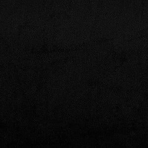 vidaXL Set Divani 4 pz con Cuscini Nero in Tessuto Microfibra