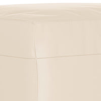 Set Divani 3 pz con Cuscini Beige in Tessuto Microfibra