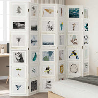 Divisorio Ambienti 6Pannelli Bianco Legno Massello di Paulowniacod mxl 91897