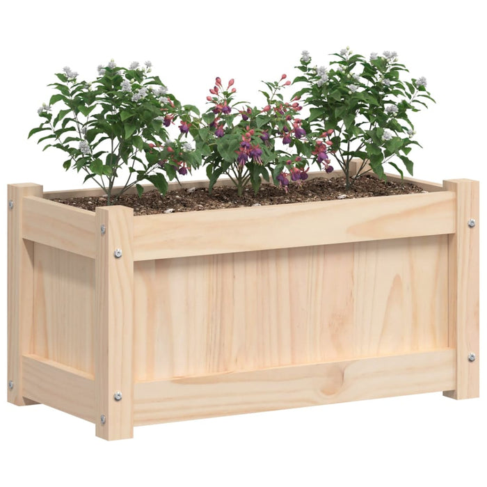 Fioriere da Giardino 2 pz in Legno Massello di Pino 837440