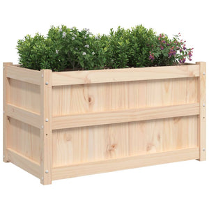 Fioriere da Giardino 2 pz in Legno Massello di Pino 837460