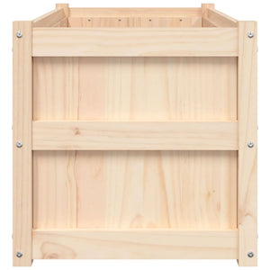 Fioriere da Giardino 2 pz in Legno Massello di Pino 837460