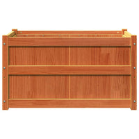 Fioriera Giardino Marrone Cera 90x50x50 cm Legno Massello Pino 837463