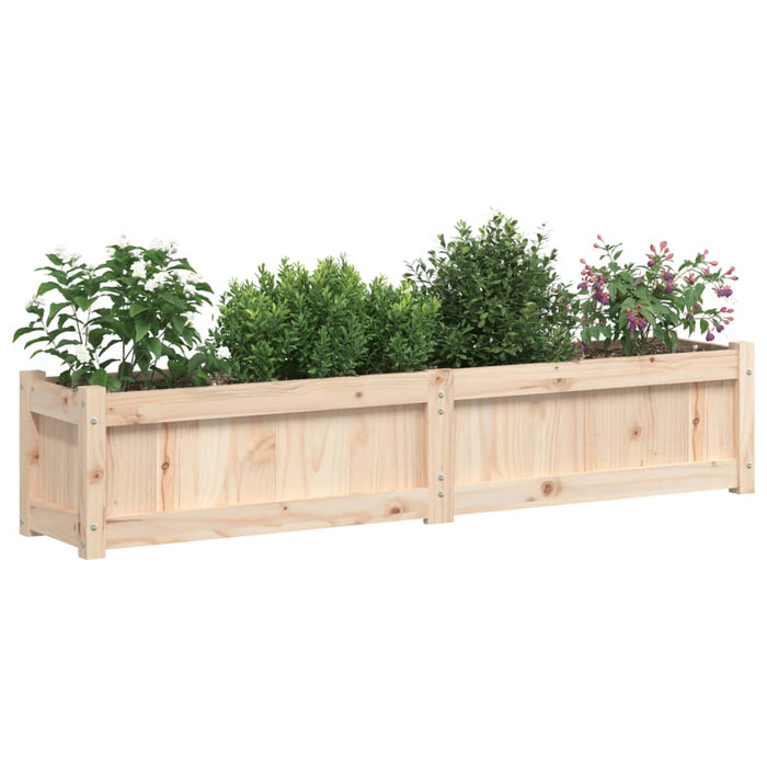Fioriere da Giardino 2 pz in Legno Massello di Pino 837475