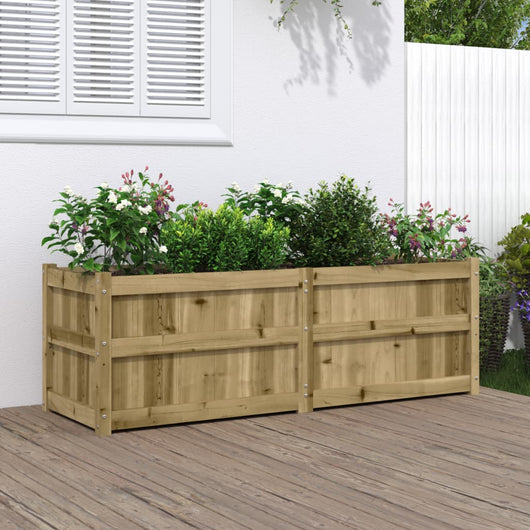 Fioriera da Giardino 150x50x50 cm in Legno di Pino Impregnatocod mxl 85007