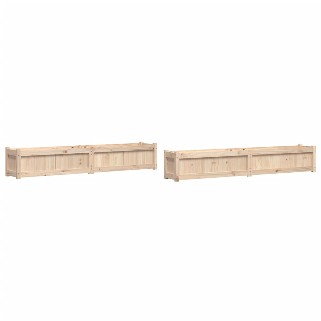 Fioriere da Giardino 2 pz in Legno Massello di Pinocod mxl 85010