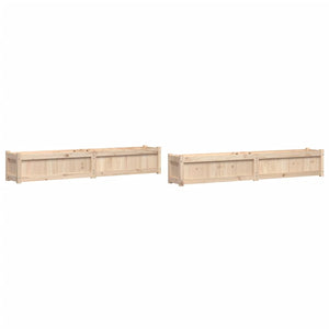 Fioriere da Giardino 2 pz in Legno Massello di Pinocod mxl 85010