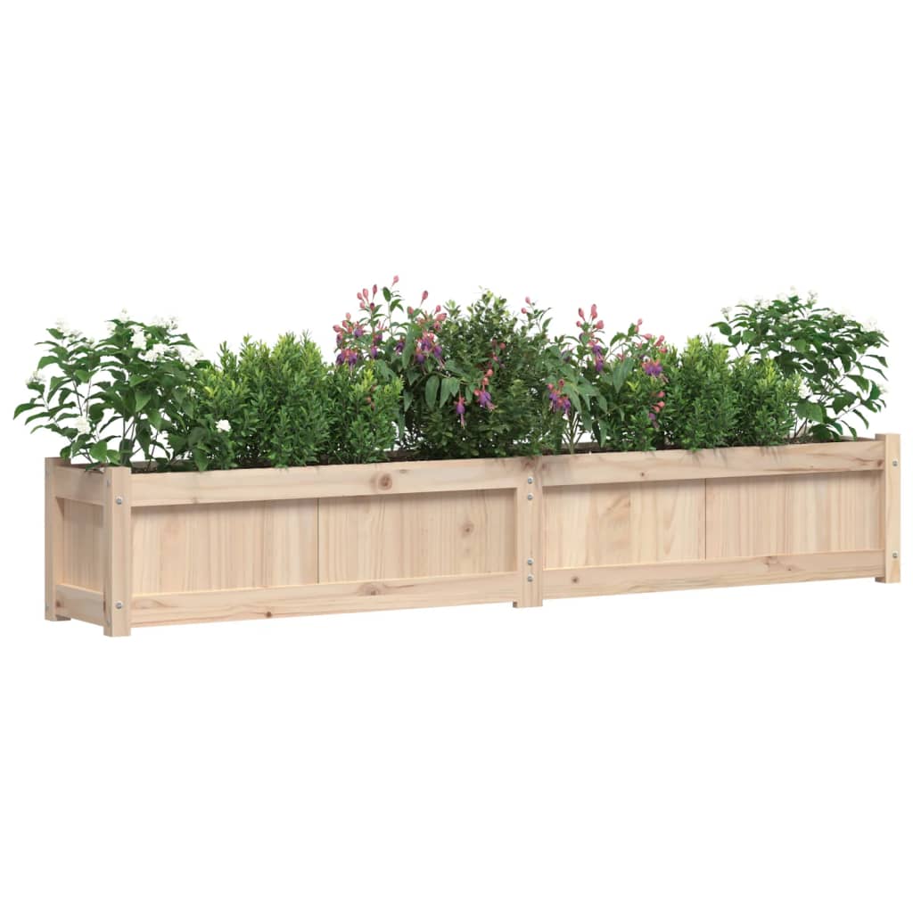 Fioriere da Giardino 2 pz in Legno Massello di Pino 837495