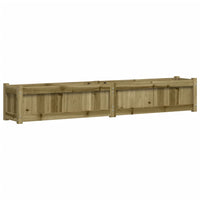 Fioriera da Giardino 180x31x31 cm in Legno di Pino Impregnatocod mxl 132943