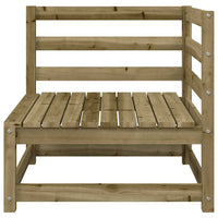 Divano da Giardino a 2 Sedute in Legno Impregnato di Pino