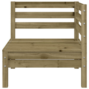 Divani Angolari da Giardino 2pz in Legno di Pino Impregnato 837990