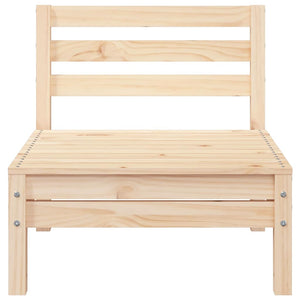 Divano da Giardino a 3 Posti in Legno Massello di Pino