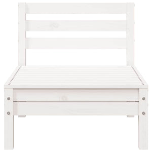 Divano da Giardino a 3 Posti in Legno Massello di Pino Bianco 838027