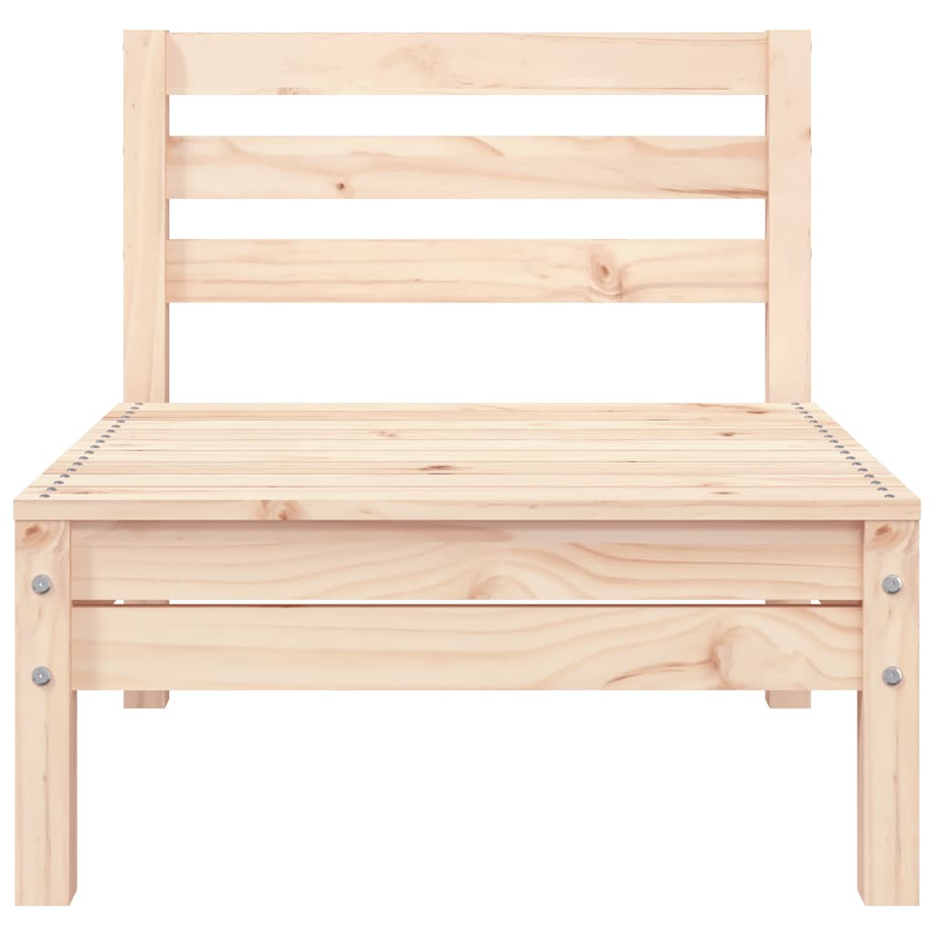 Divano da Giardino a 3 Posti in Legno Massello di Pino 838033